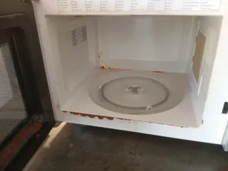 Microondas Candy plateado