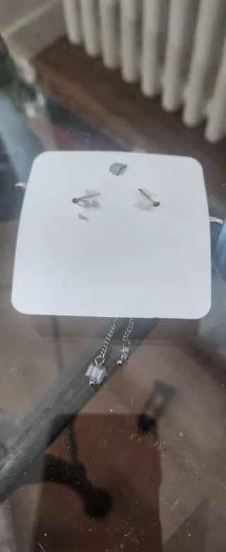 Orecchini farfalla blu e argento