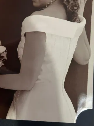 Vestido de Novia Blanco con Pedrería