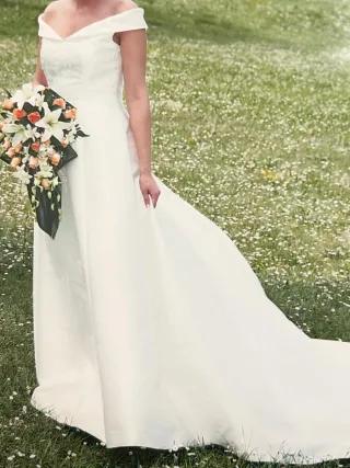 Vestido de Novia Blanco con Pedrería