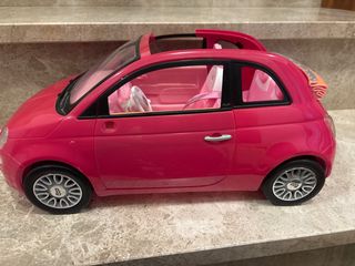 Coche Barbie Fiat 500 Rosa