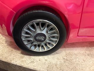 Coche Barbie Fiat 500 Rosa