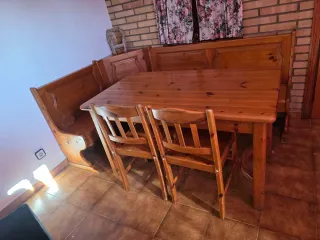 Muebles comedor madera de pino maciza Provenzal