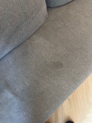 Sofá 3 plazas Ikea gris tela