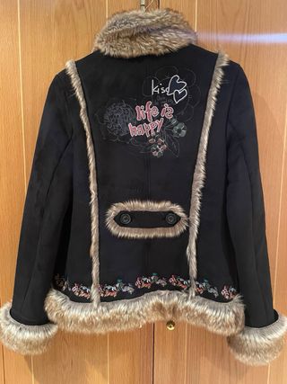Chaqueta Desigual Piel Sintética Negra