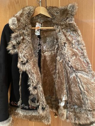 Chaqueta Desigual Piel Sintética Negra