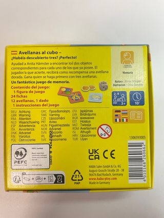 Juego de mesa HABA Avellanas al Cubo