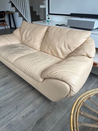 Sofá cuero años 70 Natuzzi