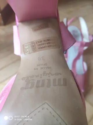 Sandalias Mustang Originales Rosas Tacon