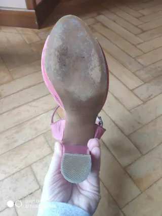 Sandalias Mustang Originales Rosas Tacon