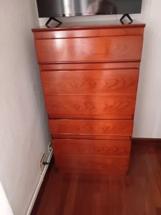 Armario puertas correderas madera de 235cm de alto