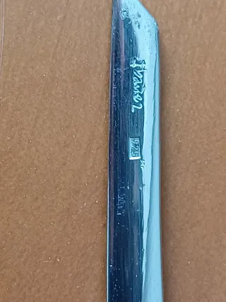 Abrecartas Plata Renfe en caja de madera