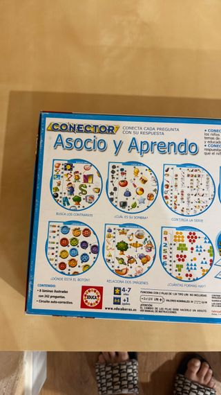 Juego Conector Asocio y Aprendo 4-7 años