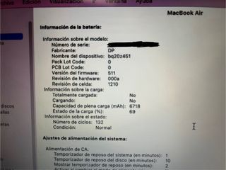MacBook Air 13” Plata
