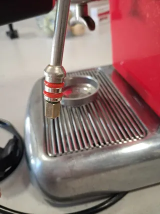 Cafetera Ascaso Dream Roja (thermoblock obstruido)