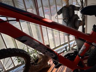 Bicicleta infantil naranja