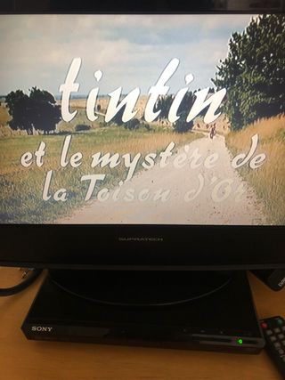 DVD Tintín y el Secreto del Toisón de Oro