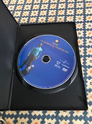 DVD Tintín y el Secreto del Toisón de Oro