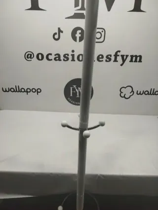 PERCHERO DE PIE RELAXDAYS BLANCO