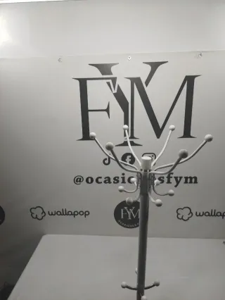 PERCHERO DE PIE RELAXDAYS BLANCO