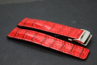 Correa de reloj Breitling 22o 24mm cuero artesanal