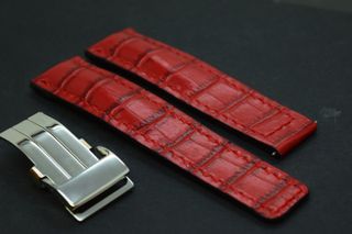 Correa de reloj Breitling 22o 24mm cuero artesanal