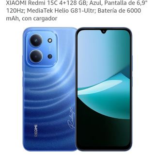 Xiaomi Redmi 15C 4+128GB Azul