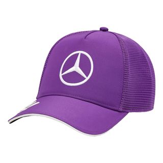 Gorra Mercedes F1 Lewis Hamilton Trucker(Violeta