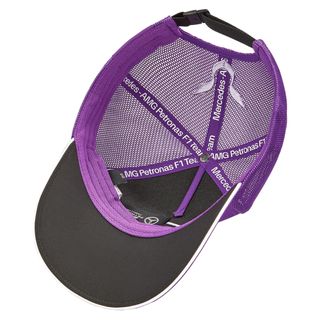 Gorra Mercedes F1 Lewis Hamilton Trucker(Violeta