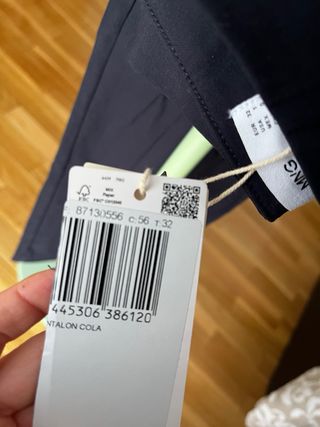 Traje azul marino Mango mujer