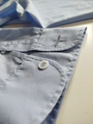 Camisa azul Zara Oversize