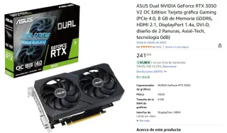 Ordenador Gaming 12 núcleos RTX 3050
