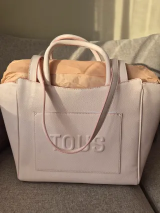 Bolso Tous Grande Beige/Rosa Nuevo