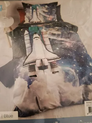 Funda Nórdica Infantil Espacial Astronauta 140X200