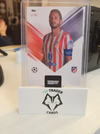 Koke 21/99 Atletico Madrid Topps