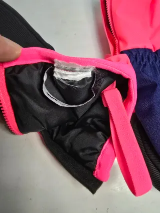 Manoplas esquí Wedze niña rosa y azul