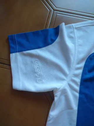 Polo Lacoste Blanco y Azul