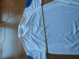 Polo Lacoste Blanco y Azul
