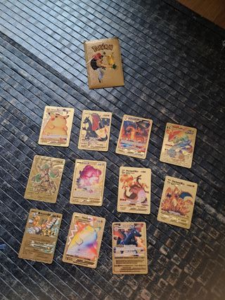 Cartas Pokémon varios años, varias colecciones