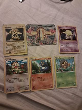 Cartas Pokémon varios años, varias colecciones