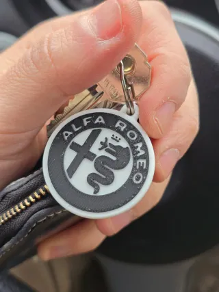 Portachiavi Alfa Romeo Logo 3D