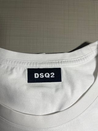 Camiseta DSQ2 ICON Blanca