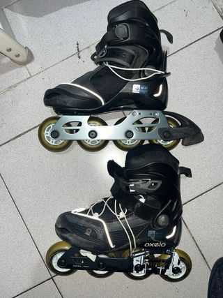 Patines en línea Oxelo negros talla 34-37