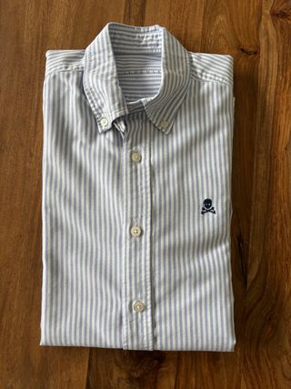 Camisa Scalpers Talla 38 Rayas Azules