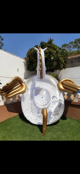 Flotador Pegaso inflable (226x200x120)
