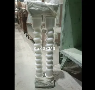 Columnas mármol mini hay 7 parejas (PRECIO PAREJA)