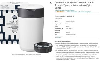 Contenedor Pañales Tommee Tippee Twist & Clic