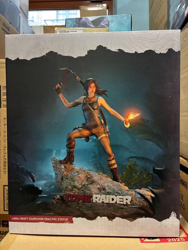Dark Horse Direct and Crystal Dynamics present our third Tomb Raider statue, depicting Lara Croft throughout the Survivor Era! This Lara Croft PVC Statue stands at 11 tall atop a rugged rock Dark Horse Direct and Crystal Dynamics present our third Tomb Raider statue, depicting Lara Croft throughout the Survivor Era! This Lara Croft PVC Statue stands at 11 tall atop a rugged rock