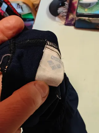 Leggings Arena Vintage Azul con Raya Lateral