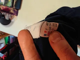 Leggings Arena Vintage Azul con Raya Lateral